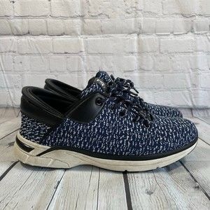 Zeba Men's Sneakers Size 11.5 Slip-On Walking Shoes, Midnight Blue